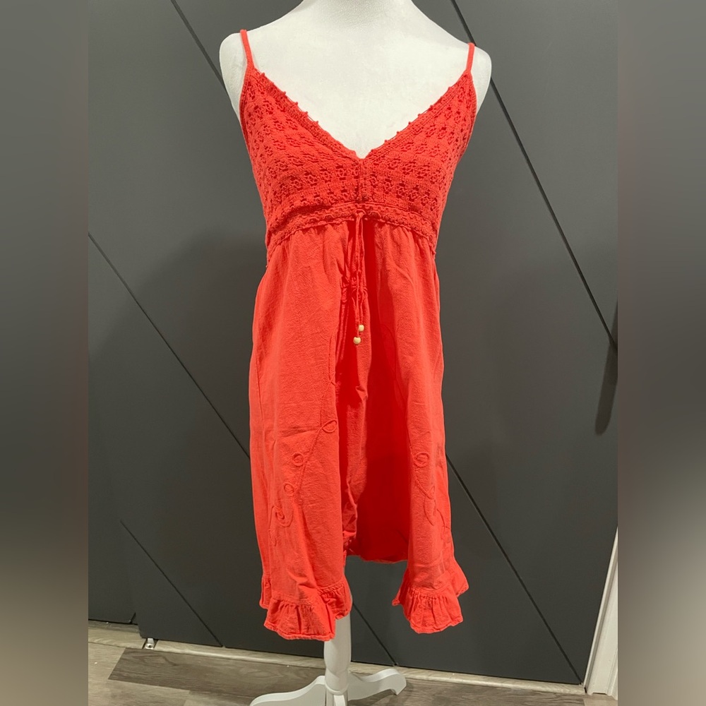 Organic Cotton Crochet Summer Dress - Picture 2 of 6